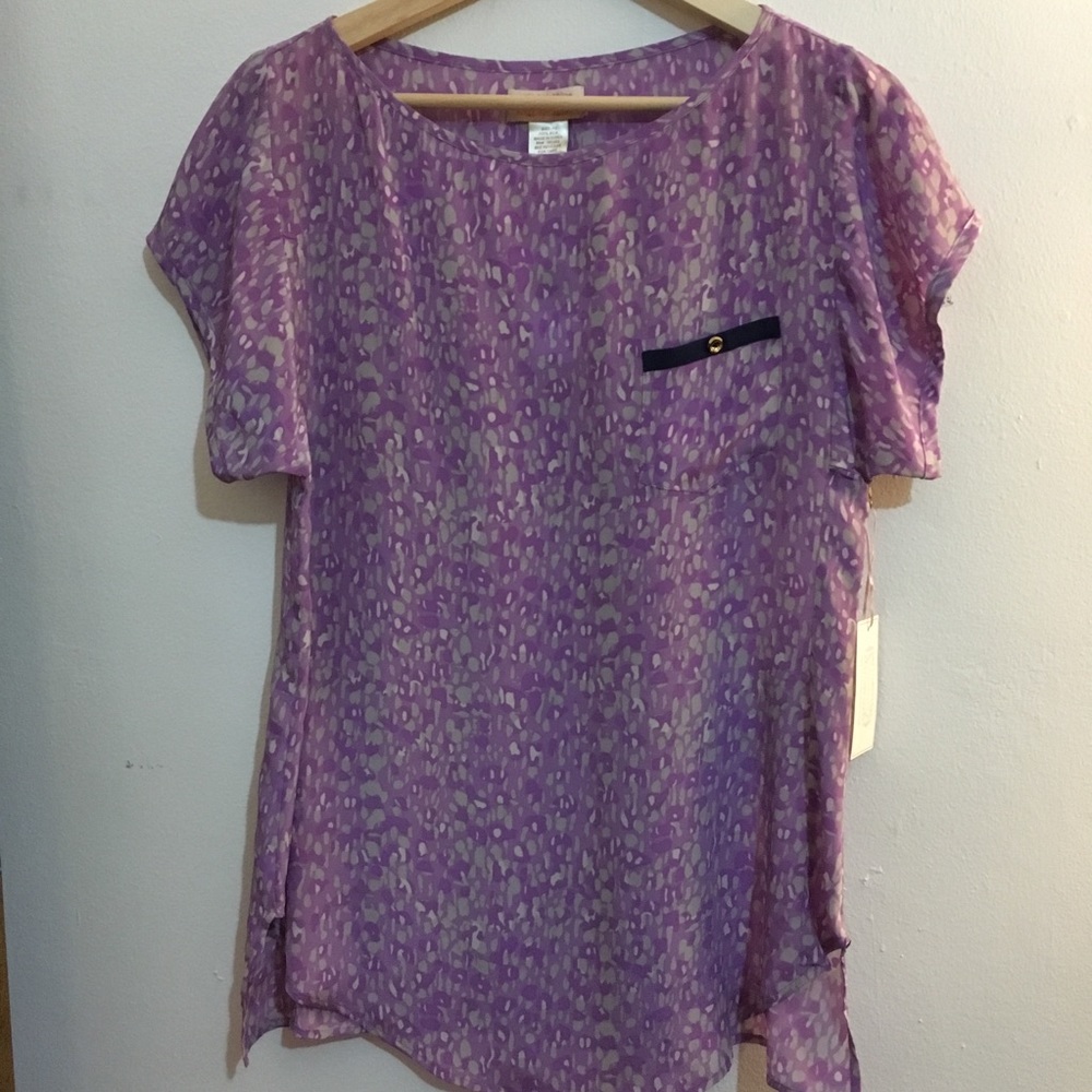 Primrose Lilac Top XS NWT